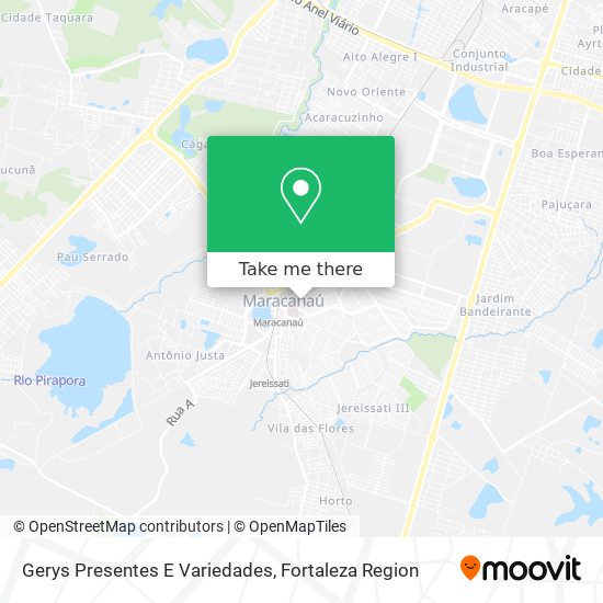 Gerys Presentes E Variedades map