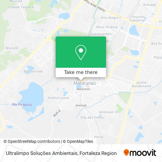 Ultralimpo Soluções Ambientais map