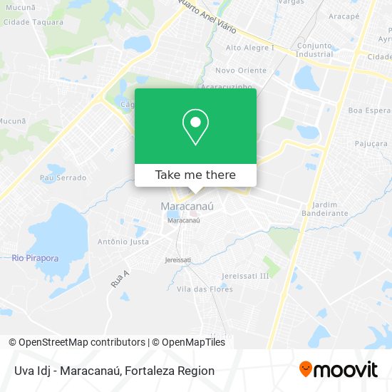 Uva Idj - Maracanaú map