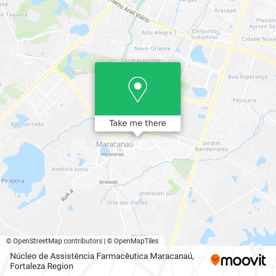 Núcleo de Assistência Farmacêutica Maracanaú map