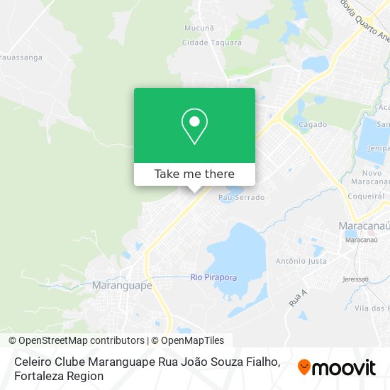 Celeiro Clube Maranguape Rua João Souza Fialho map