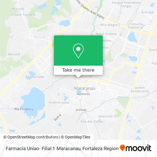 Farmacia Uniao- Filial 1 Maracanau map