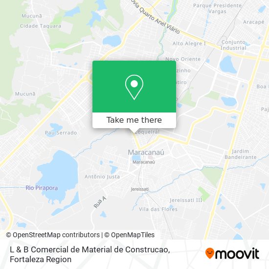 L & B Comercial de Material de Construcao map