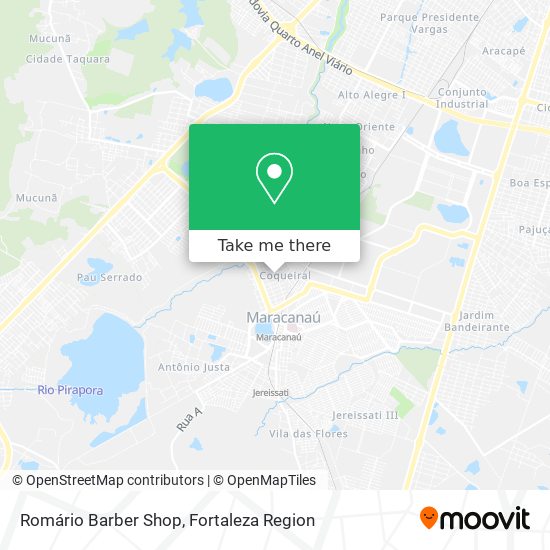 Romário Barber Shop map