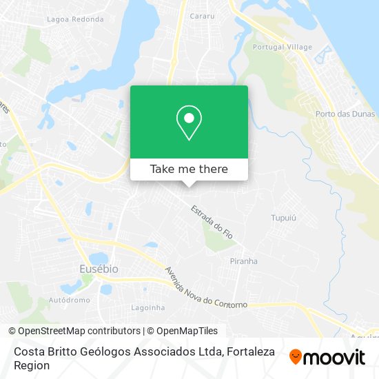 Costa Britto Geólogos Associados Ltda map