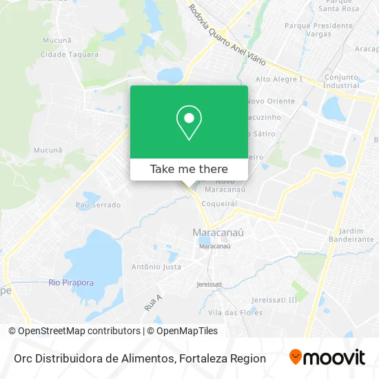 Orc Distribuidora de Alimentos map