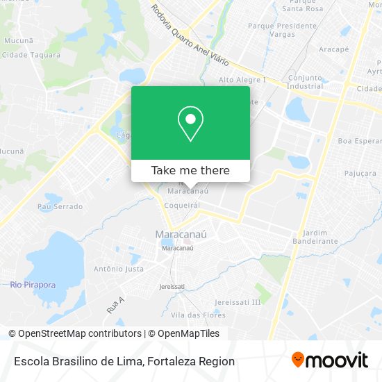 Escola Brasilino de Lima map
