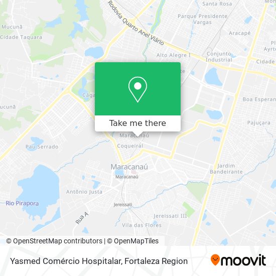 Yasmed Comércio Hospitalar map