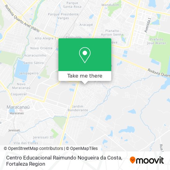 Mapa Centro Educacional Raimundo Nogueira da Costa