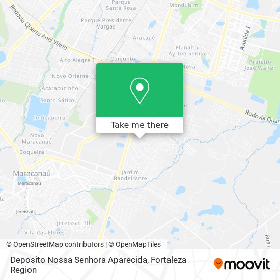 Deposito Nossa Senhora Aparecida map