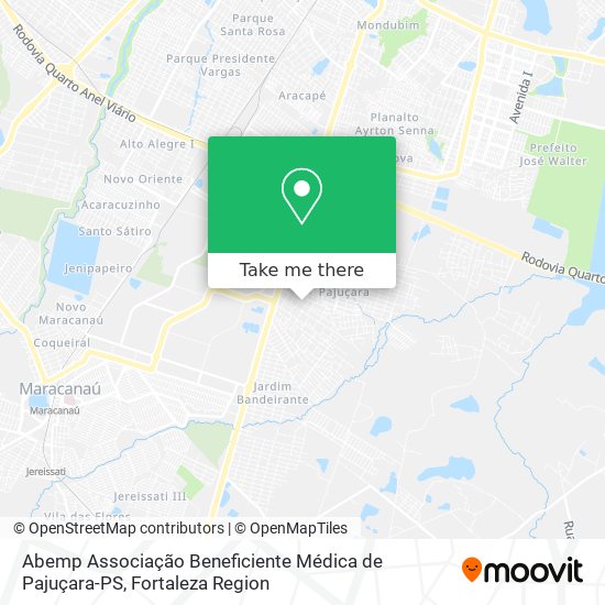Abemp Associação Beneficiente Médica de Pajuçara-PS map