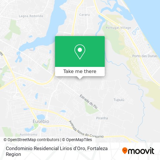 Condominio Residencial Lirios d'Oro map
