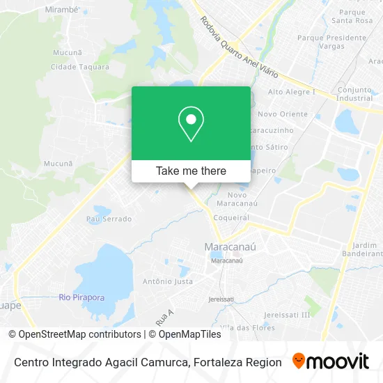 Centro Integrado Agacil Camurca map