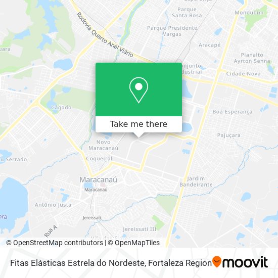 Fitas Elásticas Estrela do Nordeste map