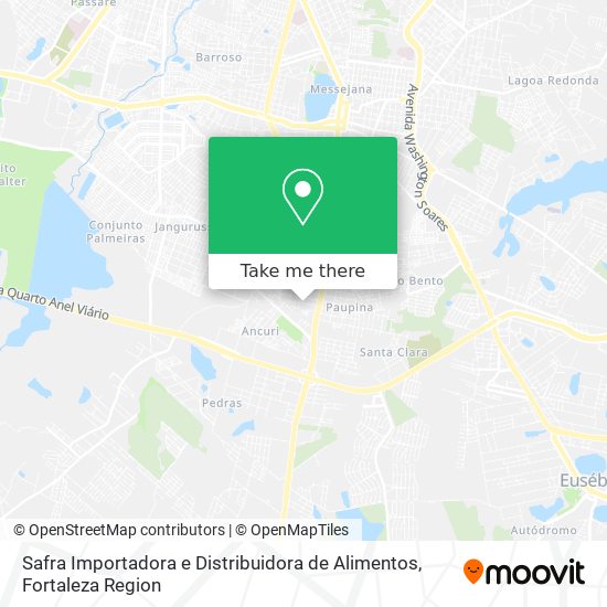 Mapa Safra Importadora e Distribuidora de Alimentos