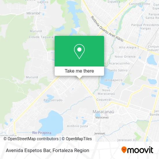 Avenida Espetos Bar map