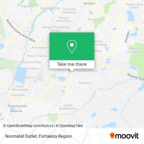 Normatel Outlet map
