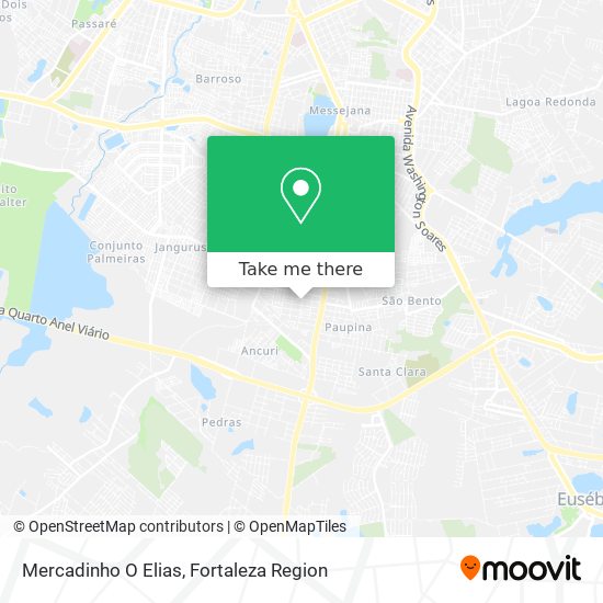 Mapa Mercadinho O Elias