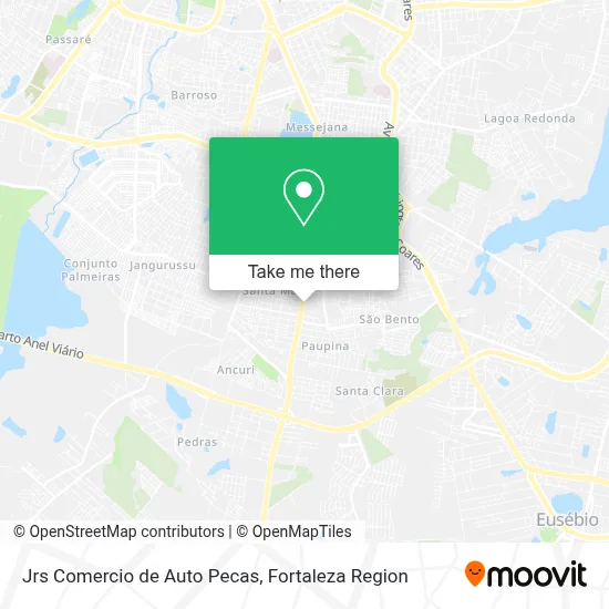 Jrs Comercio de Auto Pecas map