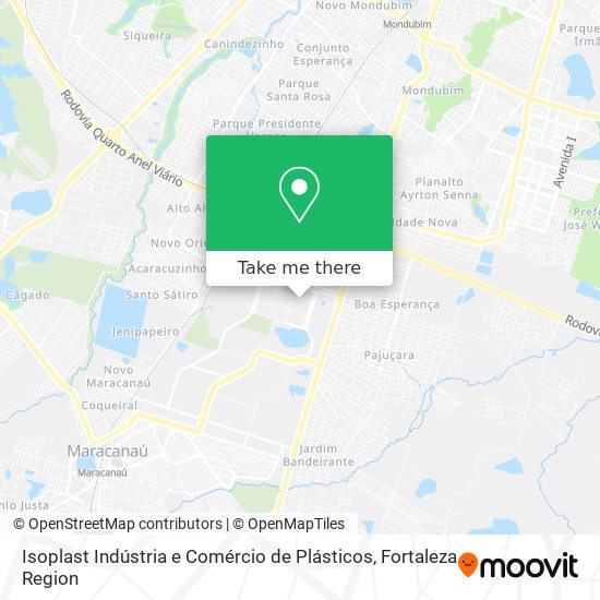 Isoplast Indústria e Comércio de Plásticos map