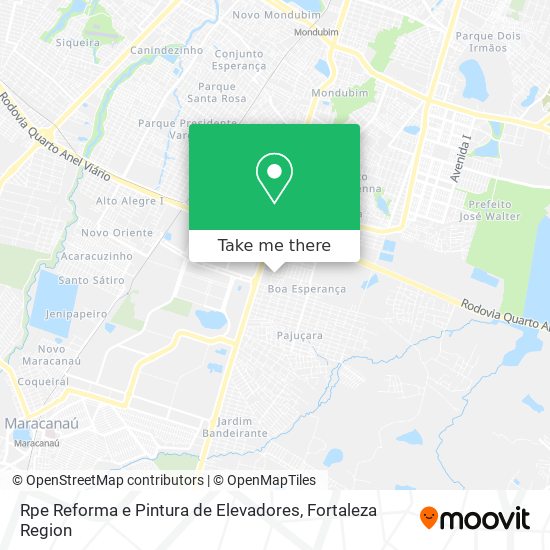 Rpe Reforma e Pintura de Elevadores map