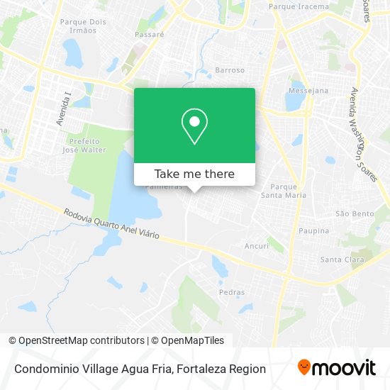 Condominio Village Agua Fria map