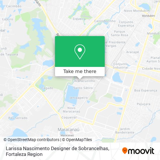Larissa Nascimento Designer de Sobrancelhas map