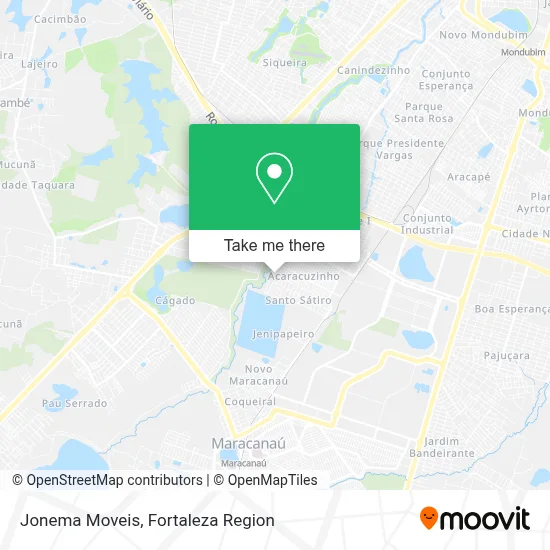 Jonema Moveis map