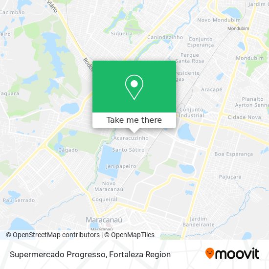 Supermercado Progresso map