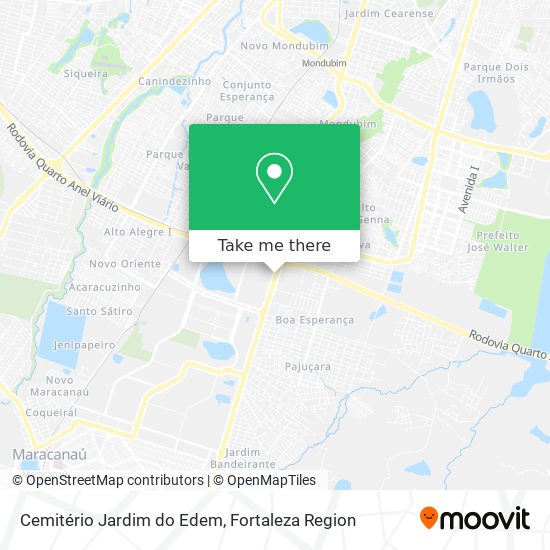 Cemitério Jardim do Edem map