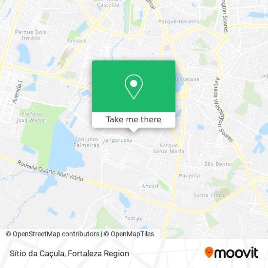 Sítio da Caçula map
