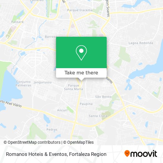 Romanos Hoteis & Eventos map