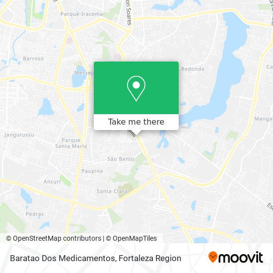 Baratao Dos Medicamentos map