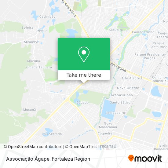 Associação Ágape map