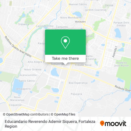 Mapa Educandario Reverendo Ademir Siqueira