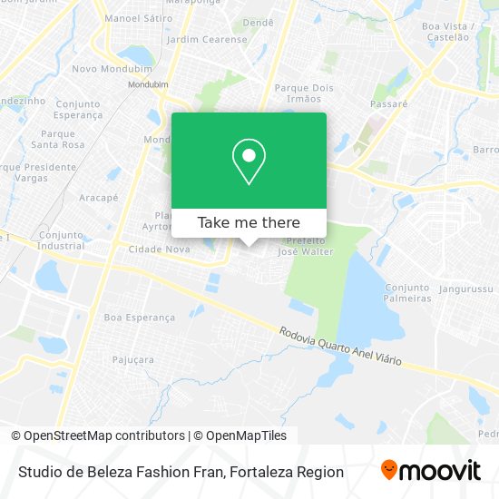 Studio de Beleza Fashion Fran map