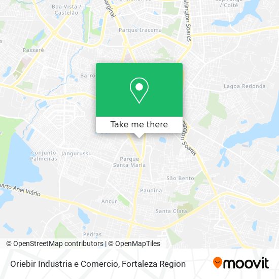 Oriebir Industria e Comercio map