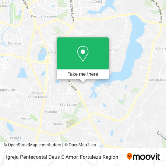 Igreja Pentecostal Deus É Amor map
