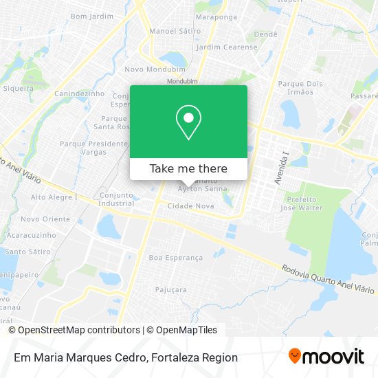 Em Maria Marques Cedro map