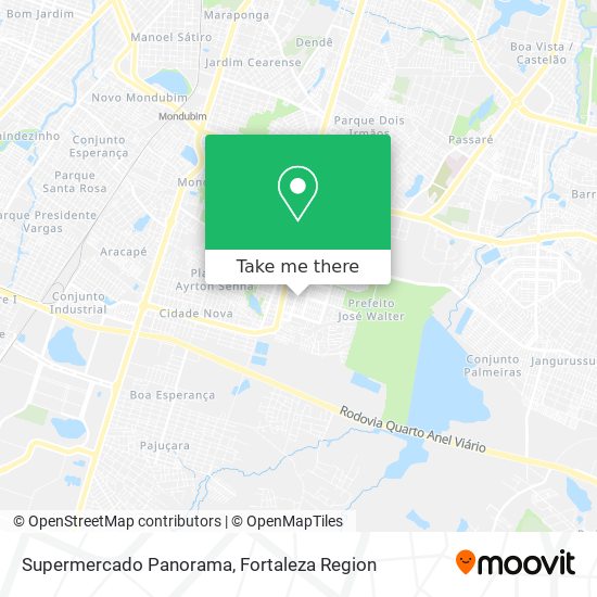 Supermercado Panorama map