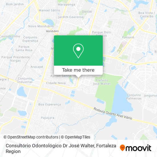 Consultório Odontológico Dr José Walter map