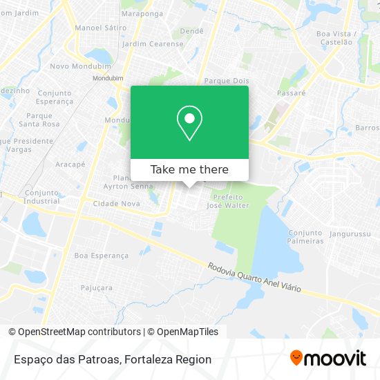 Espaço das Patroas map