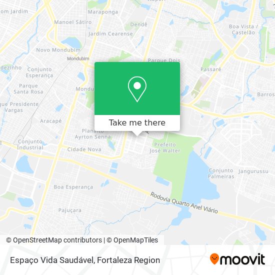 Espaço Vida Saudável map