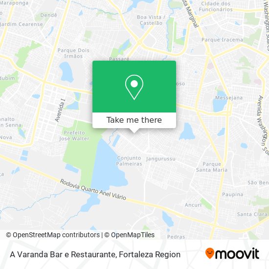 A Varanda Bar e Restaurante map