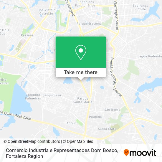 Comercio Industria e Representacoes Dom Bosco map