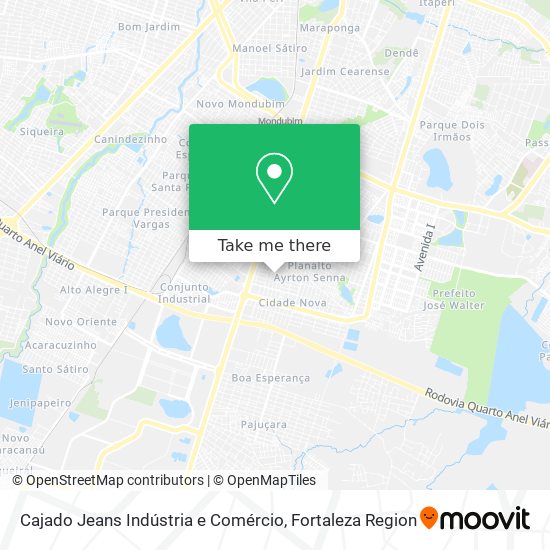 Cajado Jeans Indústria e Comércio map