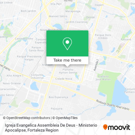 Igreja Evangelica Assembleia De Deus - Ministerio Apocalipse map