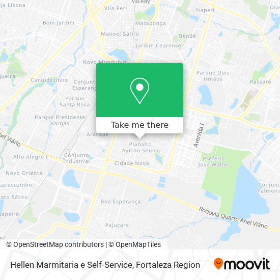 Hellen Marmitaria e Self-Service map