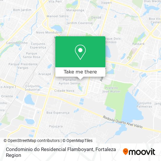 Condominio do Residencial Flamboyant map