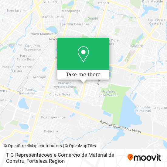 Mapa T G Representacoes e Comercio de Material de Constru